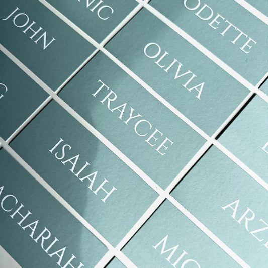 Rectangle + Square Place Cards