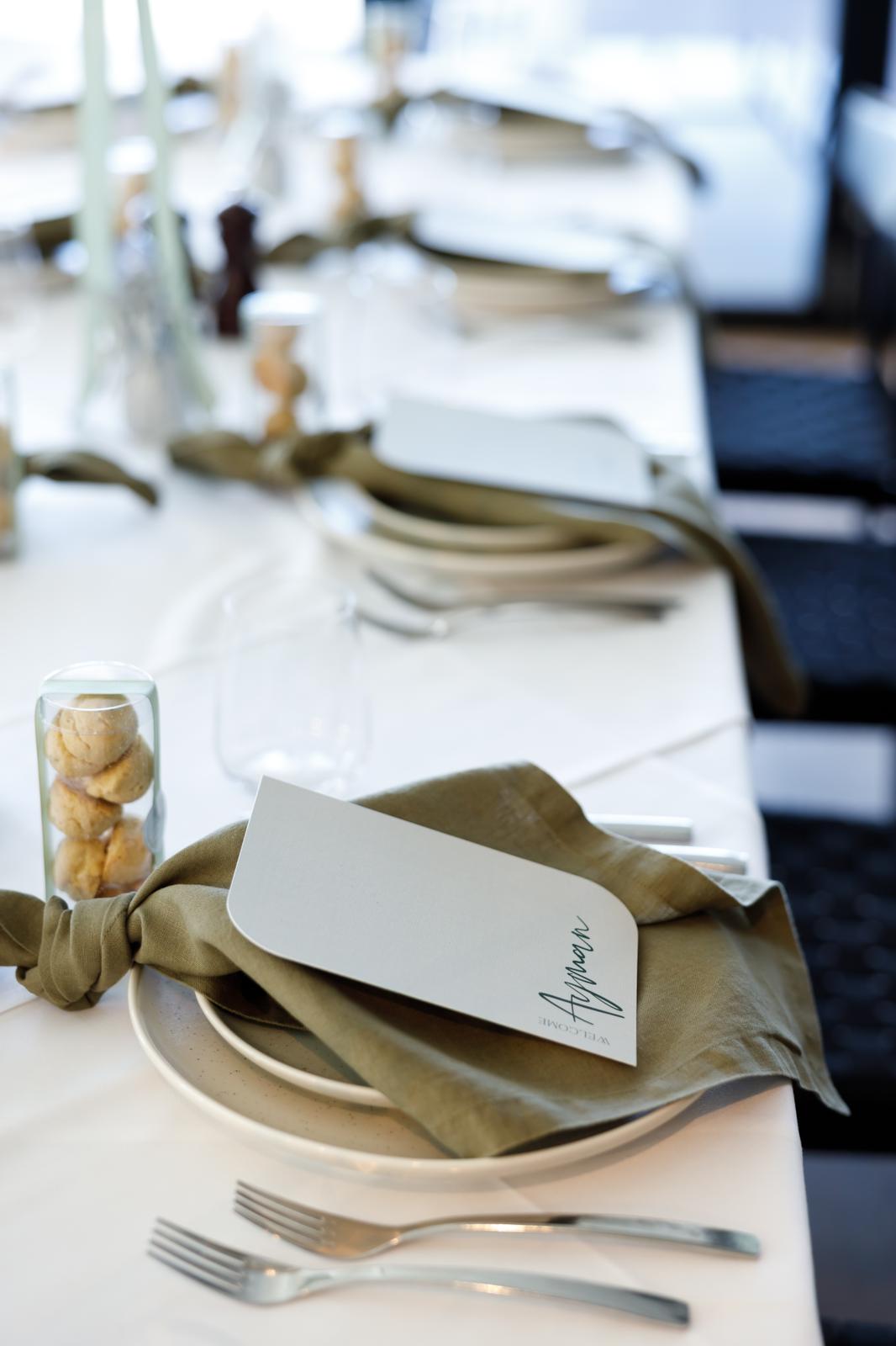 Printed Menu Cards - Ovaled Rectangle