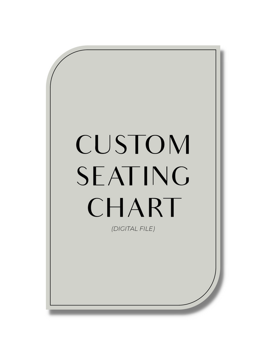 Seating Chart Digital File